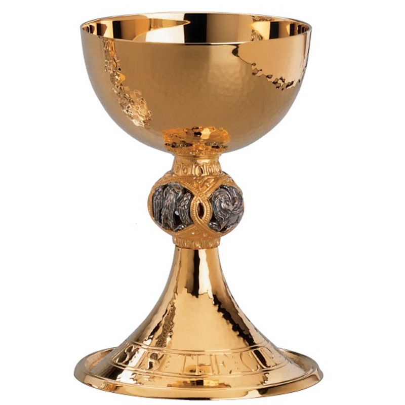 Molina 2596 Evangelists Node Chalice & Bowl Paten, product photograph 1