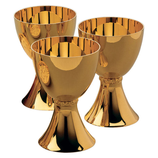 Molina 2927 Principal & Serving Chalices, Gold Plated Brass, product photograph 2