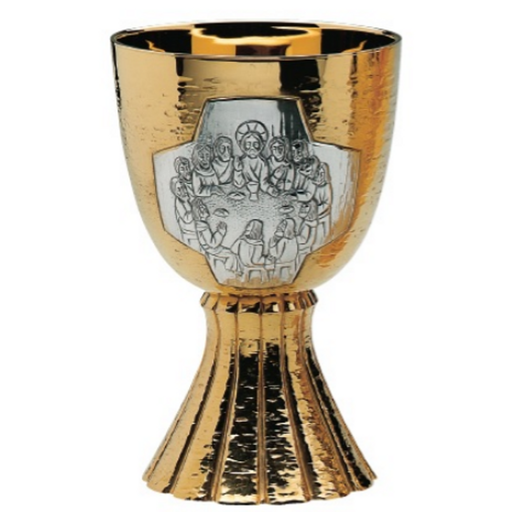 Molina 2955 Last Supper Chalice & Bowl Paten, Two Tone, product photograph 1