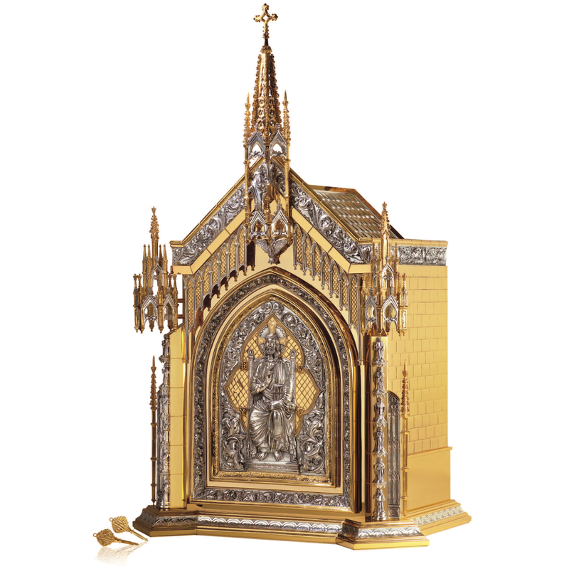 Molina 4025 Gothic Tabernacle with Pantocrator Door, product photograph 1