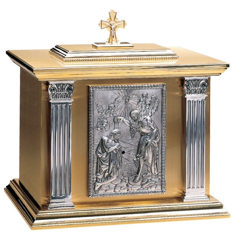 Molina 4126 Baptism Scene Tabernacle, 20 Inches High, product photograph 1