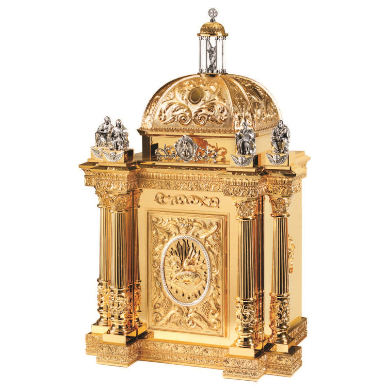 Molina 4129 Baroque Evangelists Tabernacle, Saint Michael Finial, product photograph 1