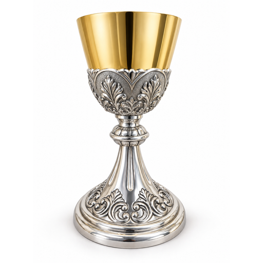 Molina 5350 chalice and paten, studio product photograph