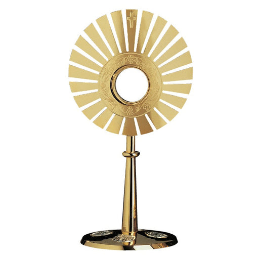 Molina 5538 Sunburst Monstrance for 2 3/4-Inch Host, product photograph 1