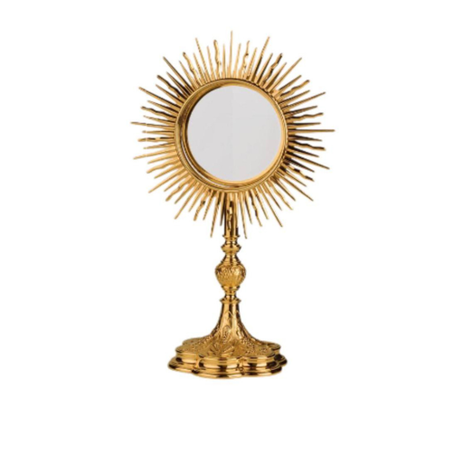 Molina 5539-A Large-Host Monstrance, 5¾-Inch Luna, product photograph 1