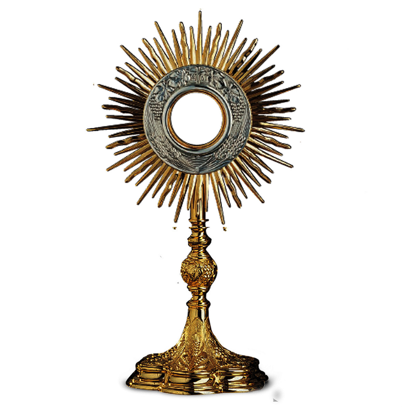 Molina 5539 Monstrance, 17½-Inch Height, product photograph 1