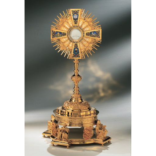 Molina 7231 Baroque Sterling Monstrance with Apostles, product photograph 1