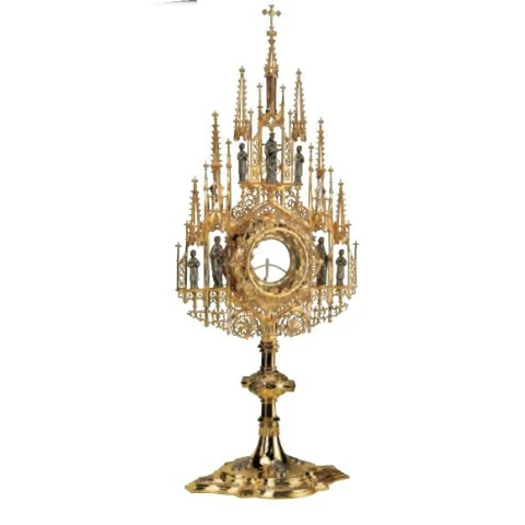 Molina 7299 Gothic Monstrance with Apostolic Figures, product photograph 1