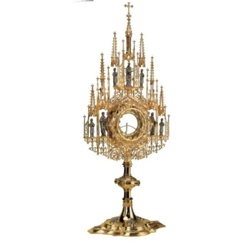 Molina 7299 Gothic Monstrance with Apostolic Figures, product photograph 1