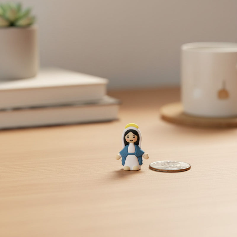 Tiny Virgin Mary Figurine - Everybody Needs A Little Mary!