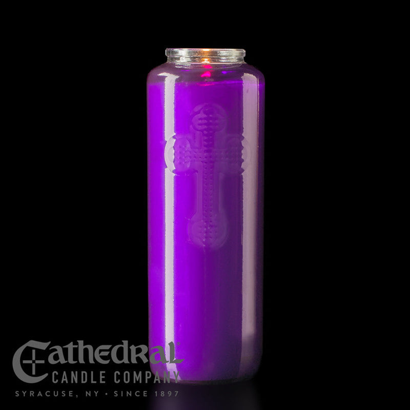 Cathedral 6-Day Glass Offering Candles