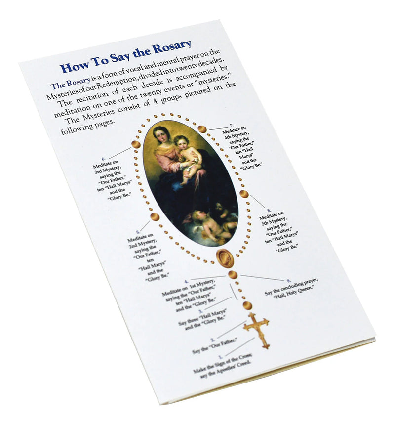 How to Pray the Rosary Pamphlet | Catholic Rosary Prayer Guide by Catholic Book Publishing