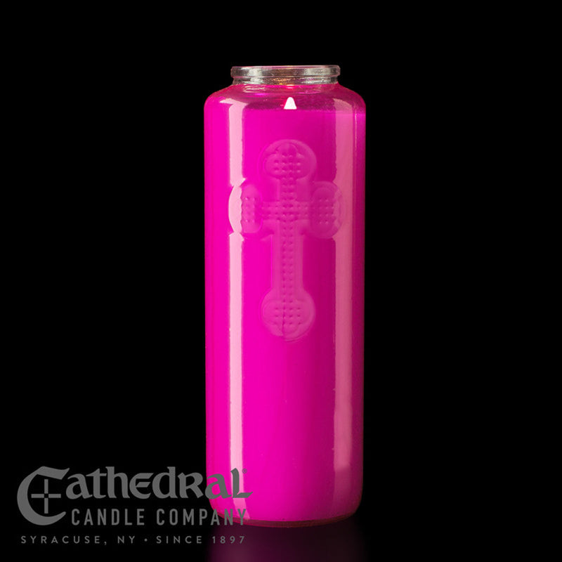 Cathedral 6-Day Glass Offering Candles