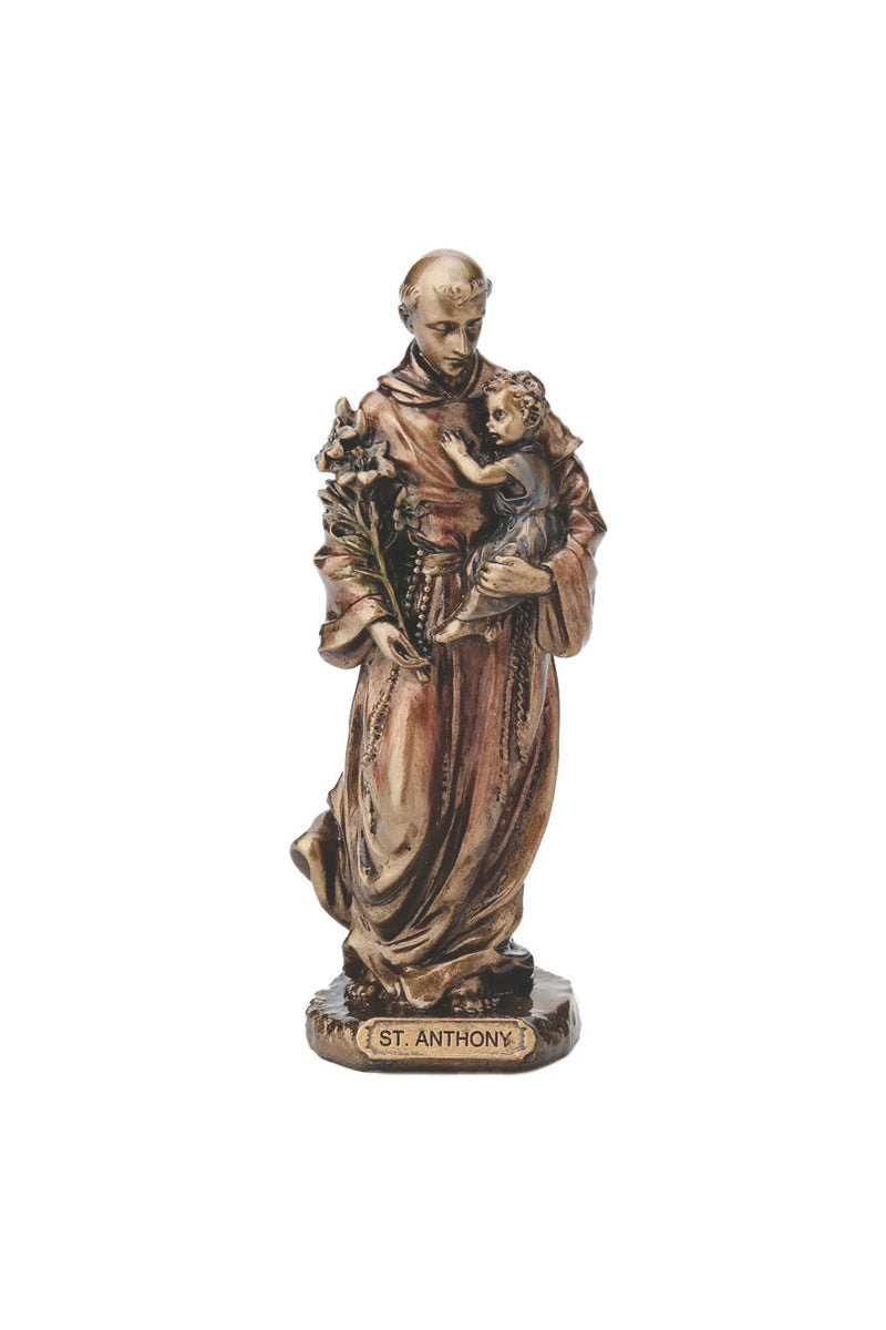 St. Anthony of Padua Bronze 3" Statue | Goldscheider of Vienna