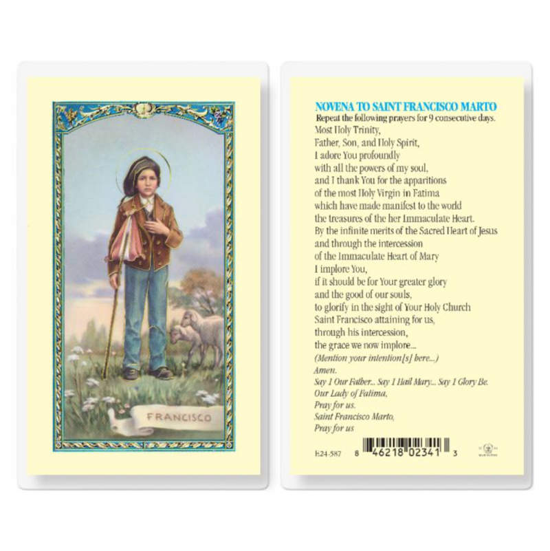 Francisco - Saint Francisco Holy Card