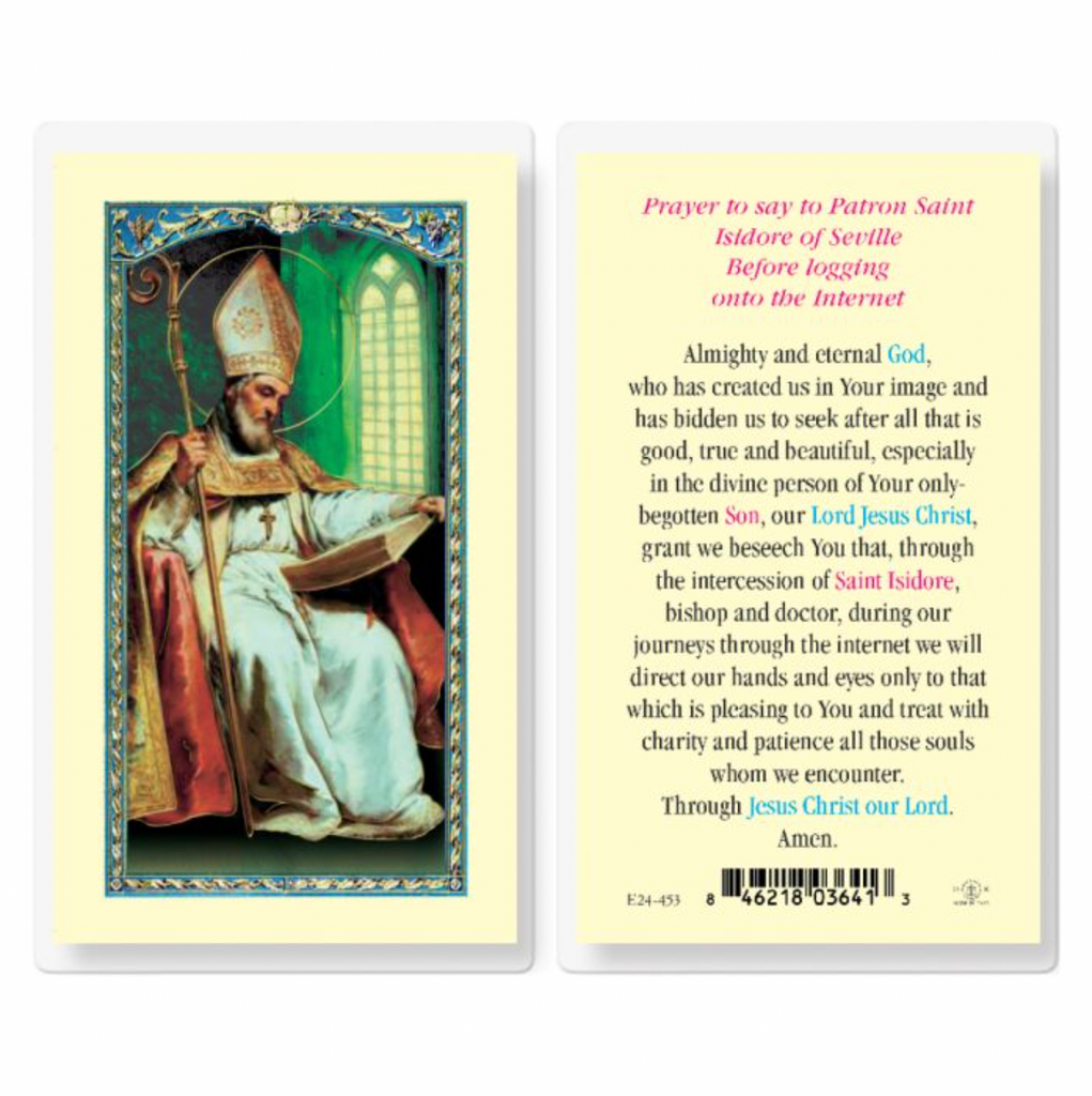 Isidore - Saint Isidore Holy Card