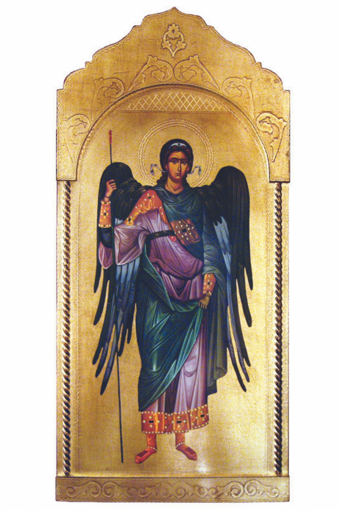 Archangel St. Gabriel Florentine Plaque - Goldscheider