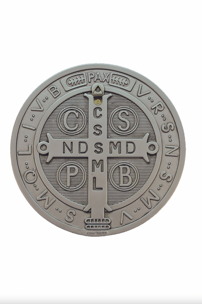 Benedict - St. Benedict Medal Wall Plaque 7"DIA
