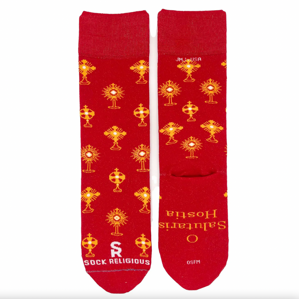 Socks - Monstrance Socks Red (Adult)