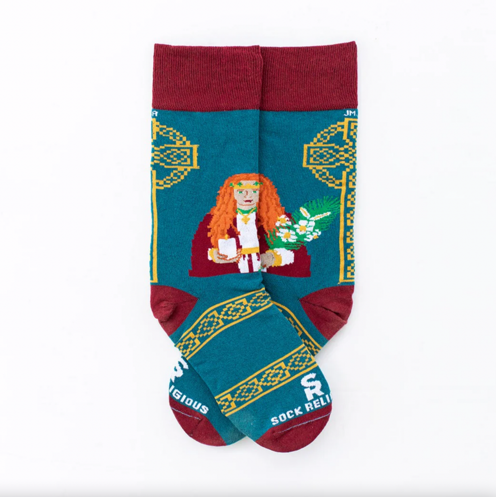 Socks - St. Dymphna Socks (Adult)