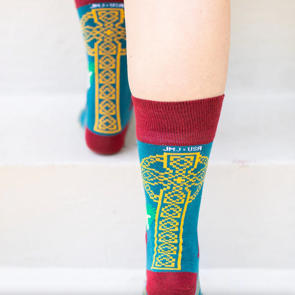 Socks - St. Dymphna Socks (Adult)