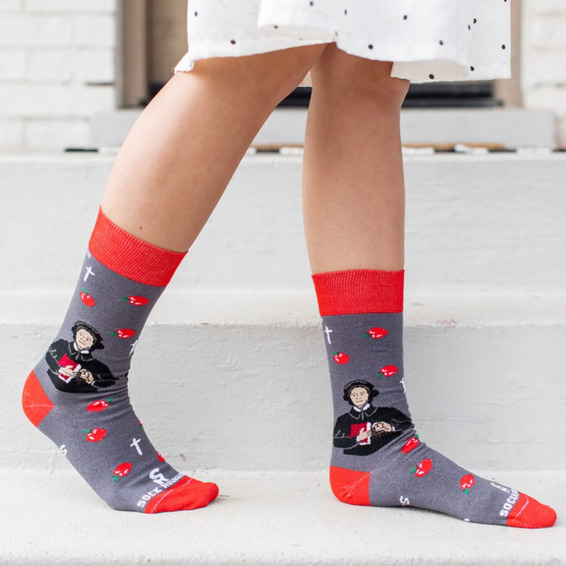 St. Elizabeth Ann Seton Socks - Patron Saint Socks | Sock Religious