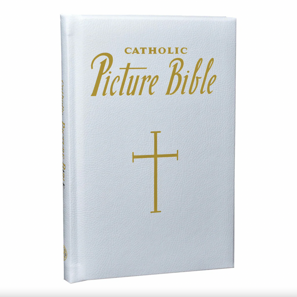 New Catholic Picture Bible (White)