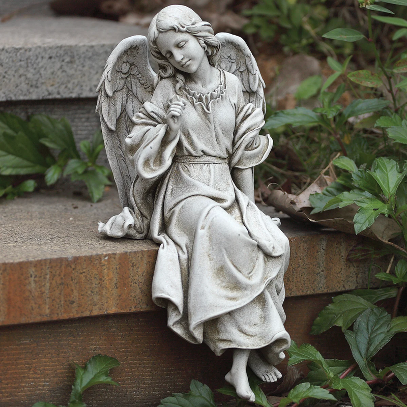 Sitting Angel Garden Statue | Joseph's Studio