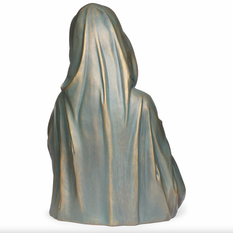 Bronze Madonna and Child Statue | Outdoor Garden Religious Decor