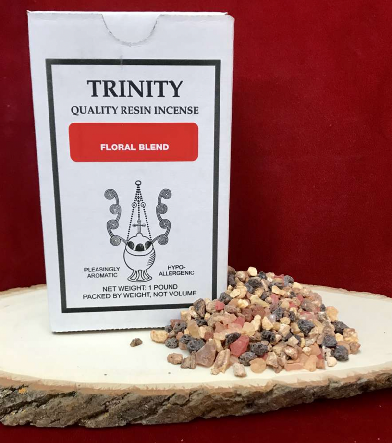 Trinity Floral Blend Church Incense 1 lb | Hypoallergenic Resin