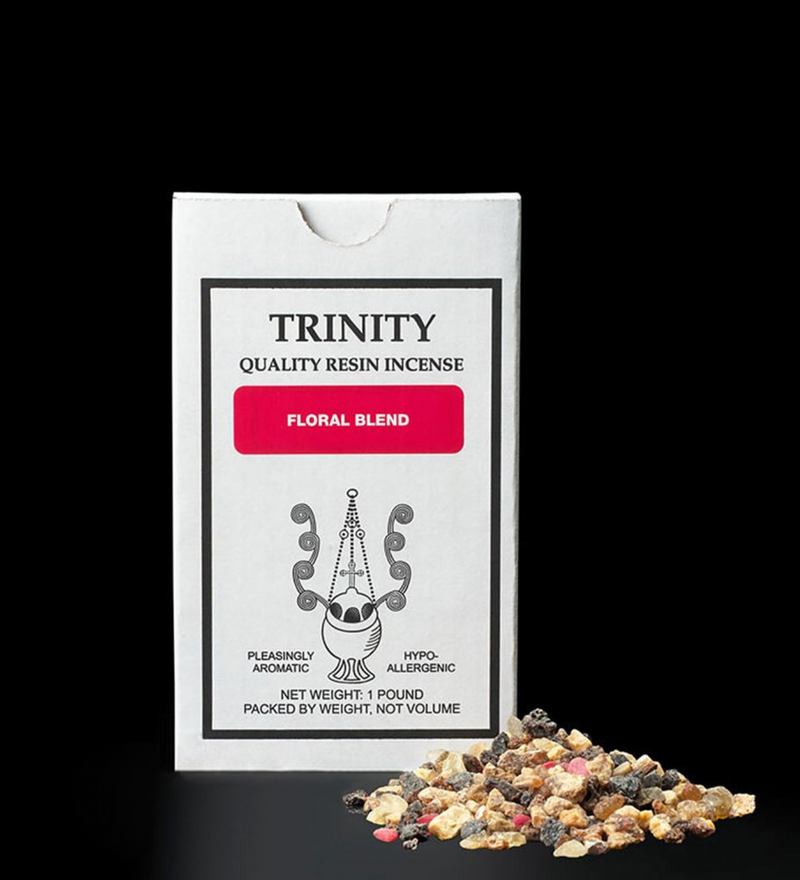 Trinity Floral Blend Church Incense 1 lb | Hypoallergenic Resin