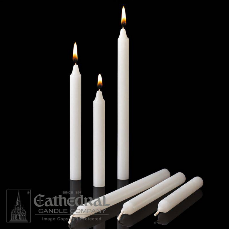 Stearine Votive Candles - Plain End | Cathedral Candle Company