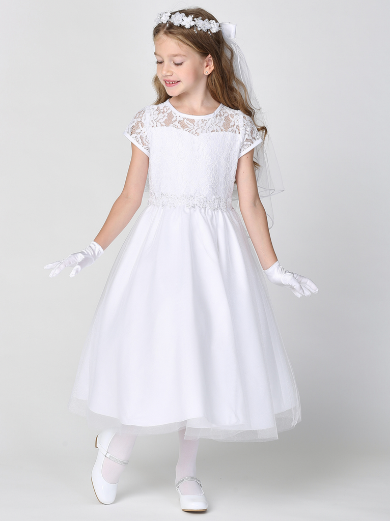 Communion Dress - Lace and Tulle