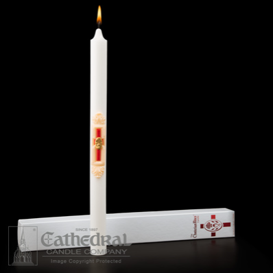 Christian Rites SCULPTWAX OCIA Candle, 1-1/4 x 17
