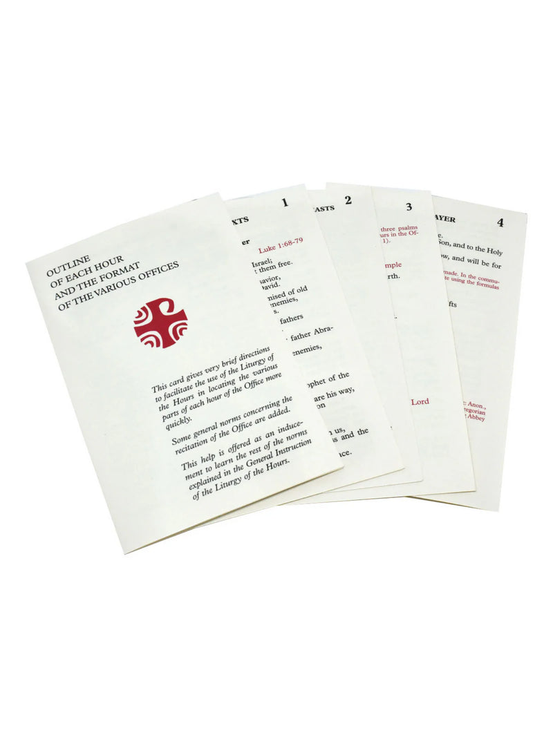 Large Type Inserts for the Liturgy of the Hours, Catholic Book Publishing