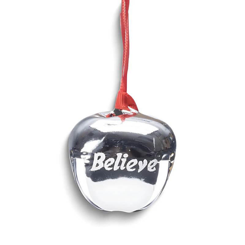 Believe Christmas Ornament 2"H