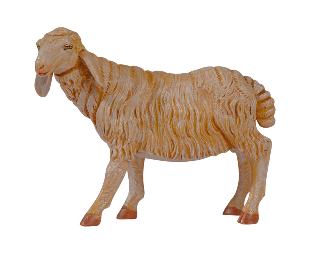 Sheep Standing Brown 18" Scale