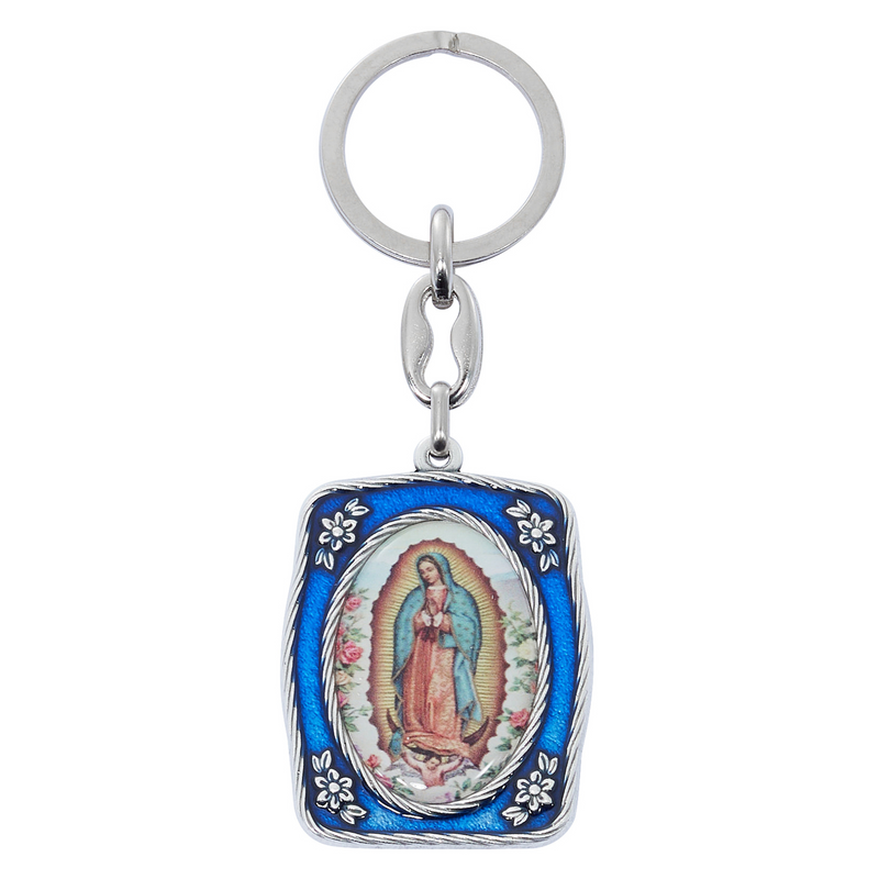 Keychain - Our Lady of Guadalupe Colored Key Ring