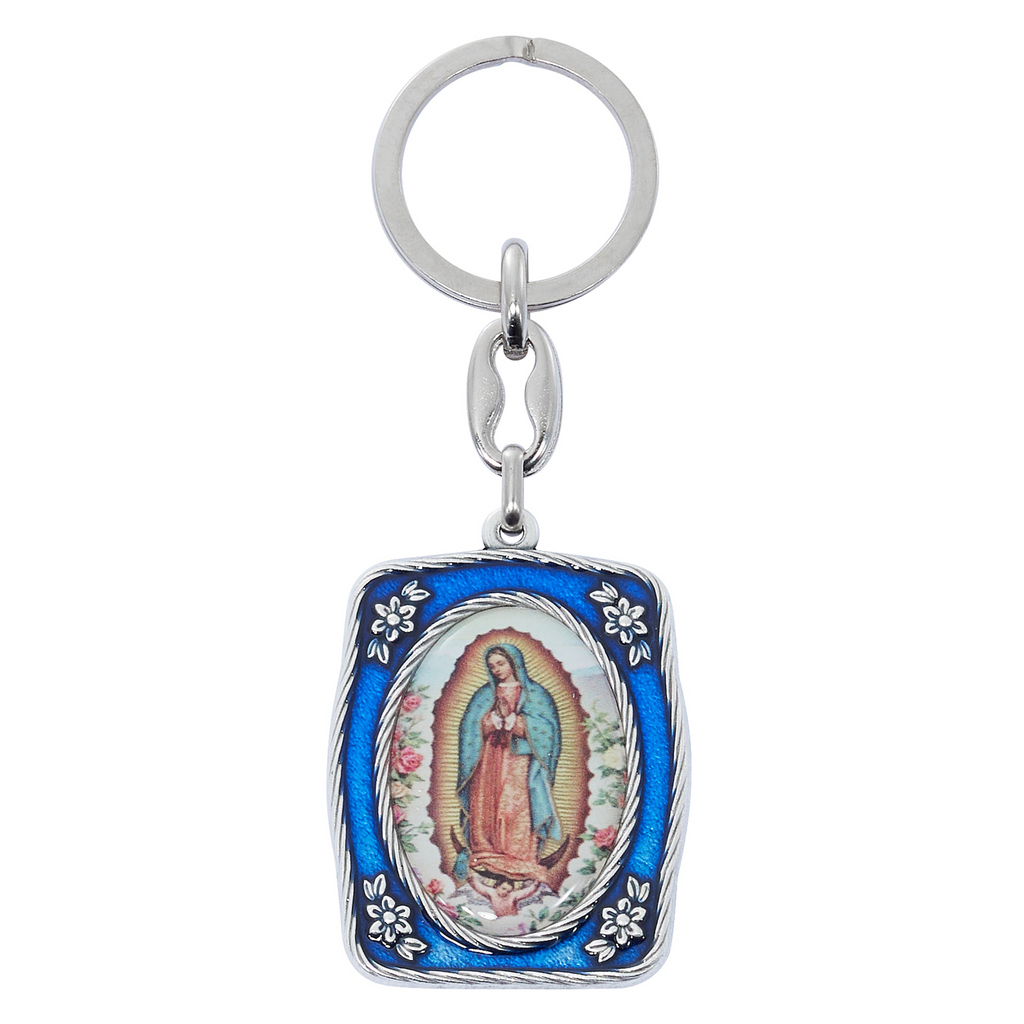 Keychain - Our Lady of Guadalupe Colored Key Ring