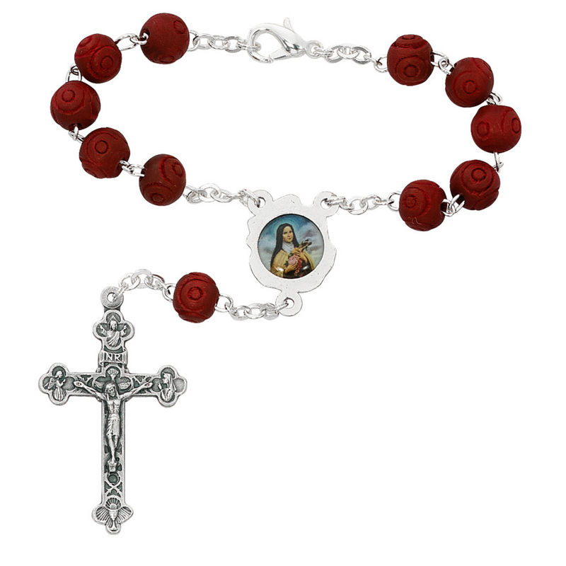 Auto Rosary - St. Therese of Liseux Car Rosary