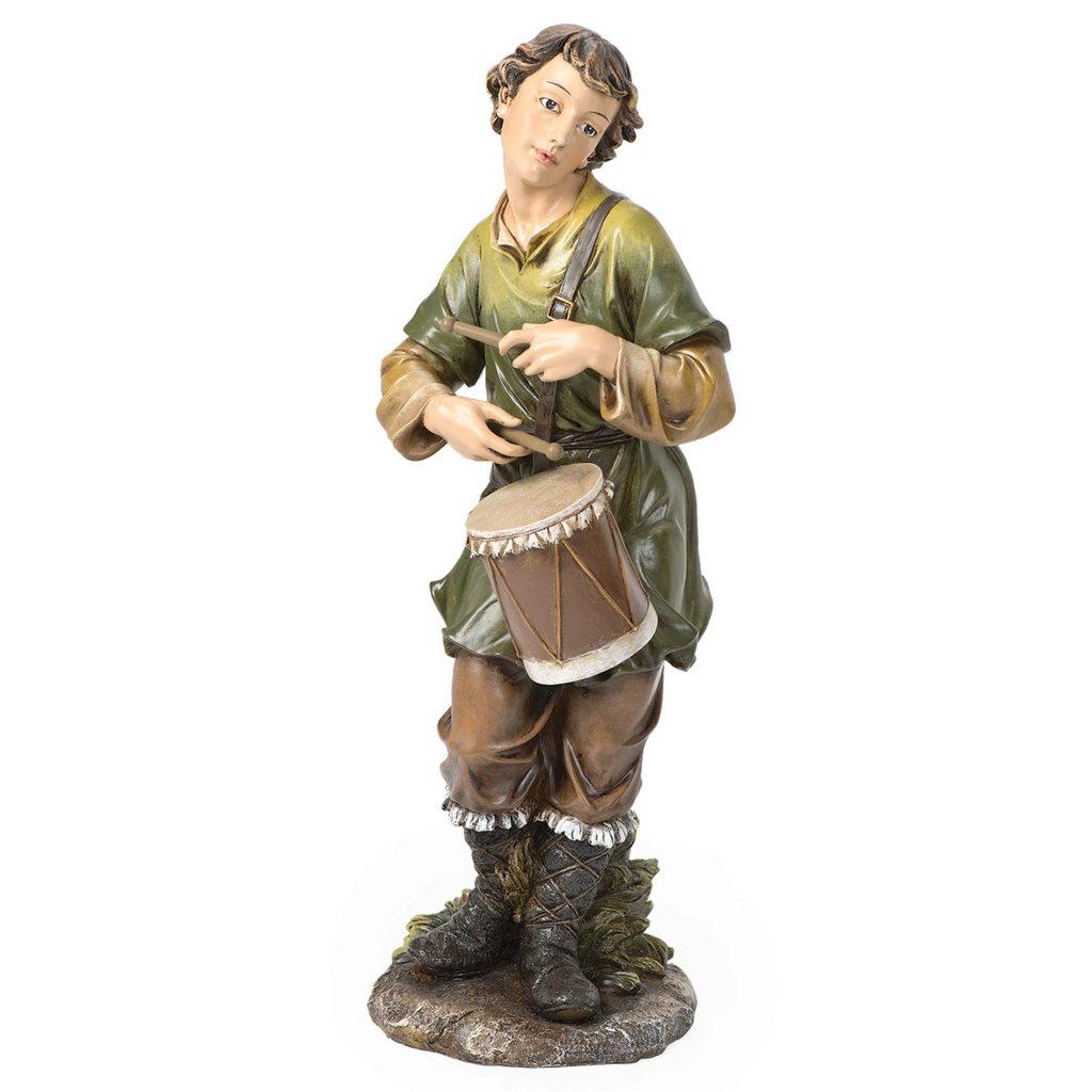 Drummer Boy Nativity Figure in Color 24"H