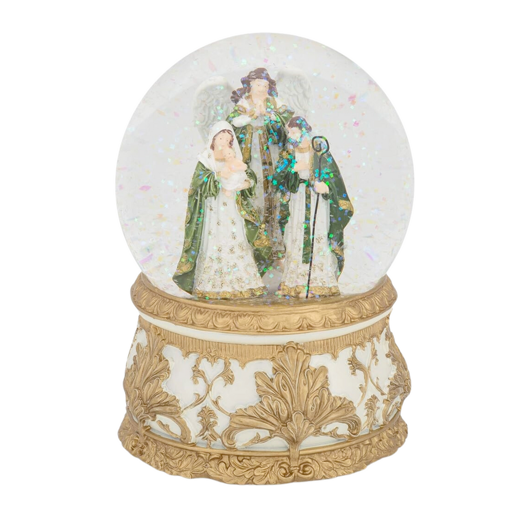 Holy Family Globe 5"H