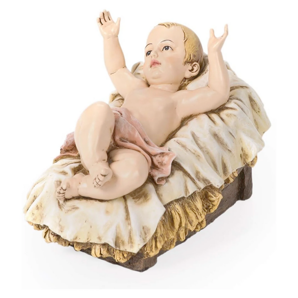 Baby Jesus Nativity Figure in Color 10.5"H