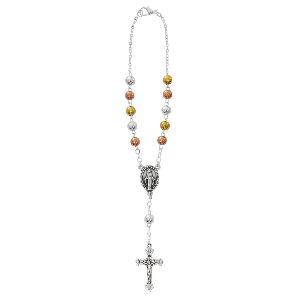 Auto Rosary - Metallic Car Rosary