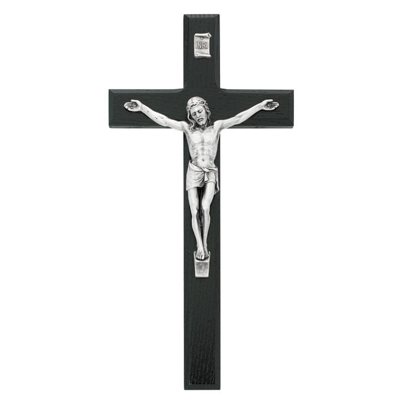 Crucifix - 10" Black Crucifix, Boxed