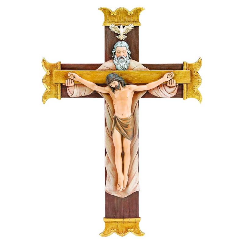 Holy Trinity Crucifix 10.25"H