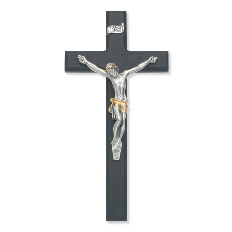Crucifix - 10" Black Crucifix, Boxed