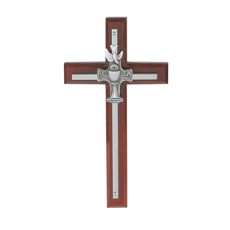 Cross 7in Cherry RCIA Cross Box