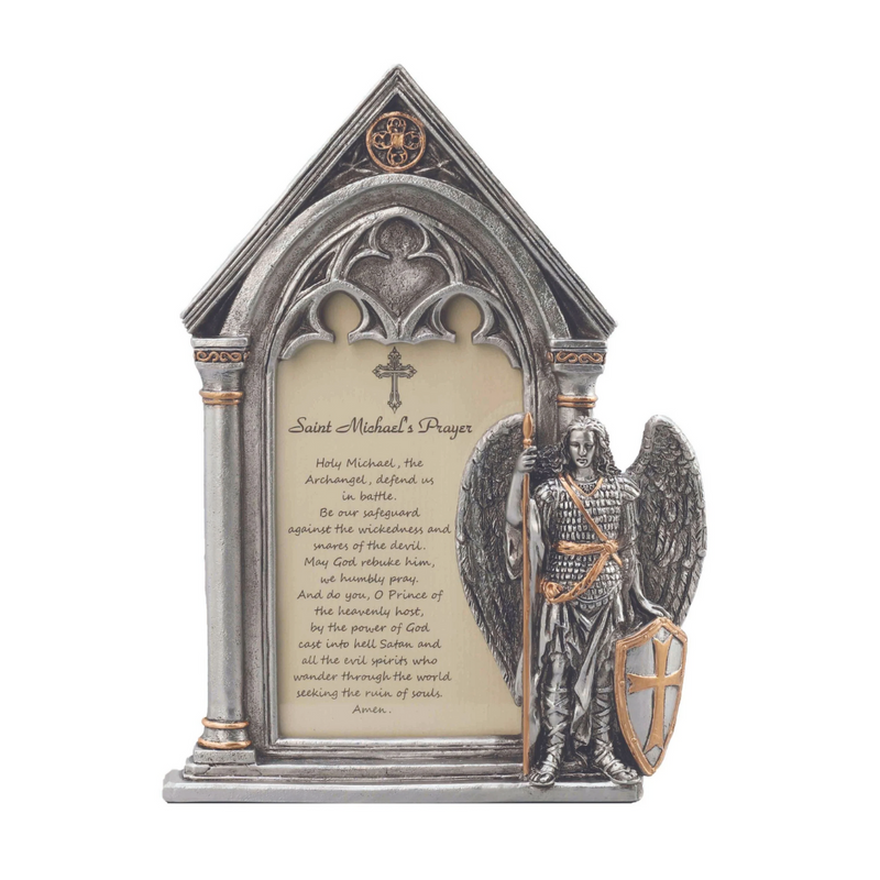 Michael - St. Michael the Archangel Framed Prayer 7.5"