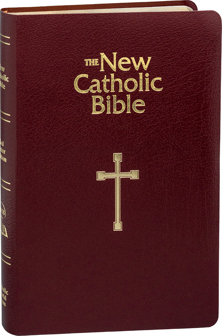 New Catholic Bible Gift and Award Edition, Burgundy Imitation Leather